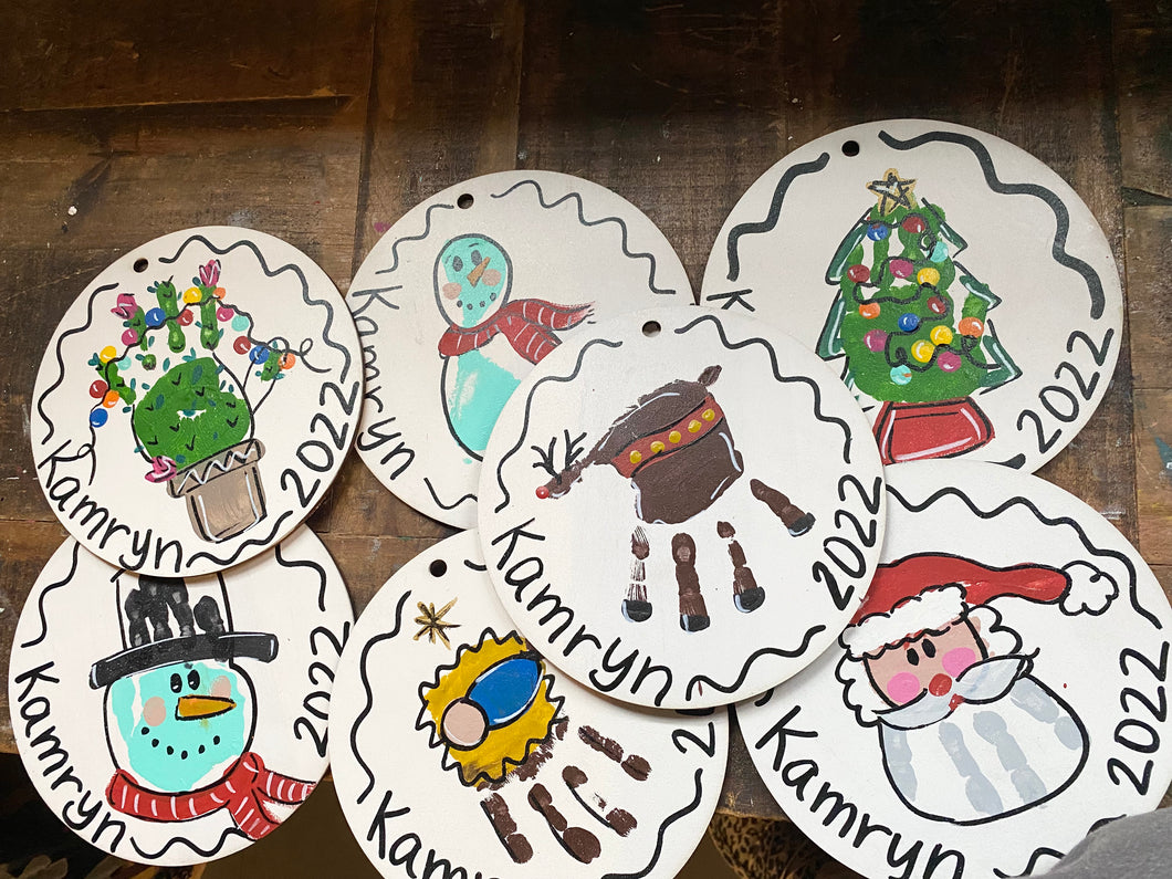 Handprint Ornament Event